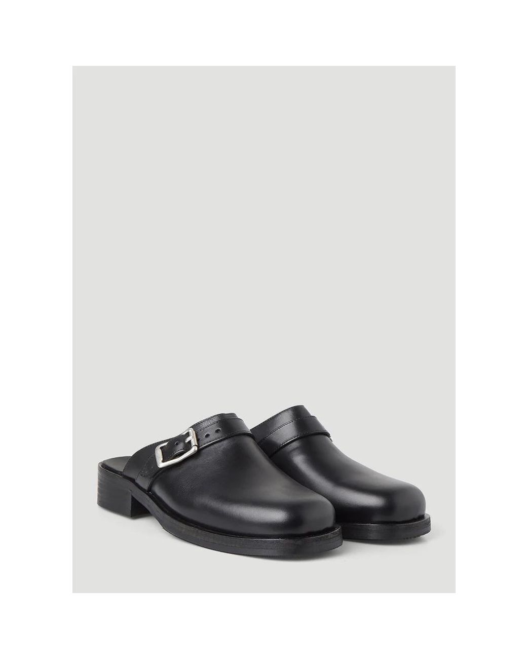 Our Legacy Black Mules for men
