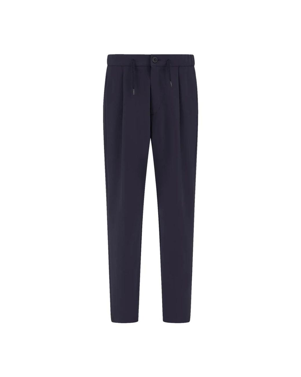 Herno Blue Slim-Fit Trousers for men