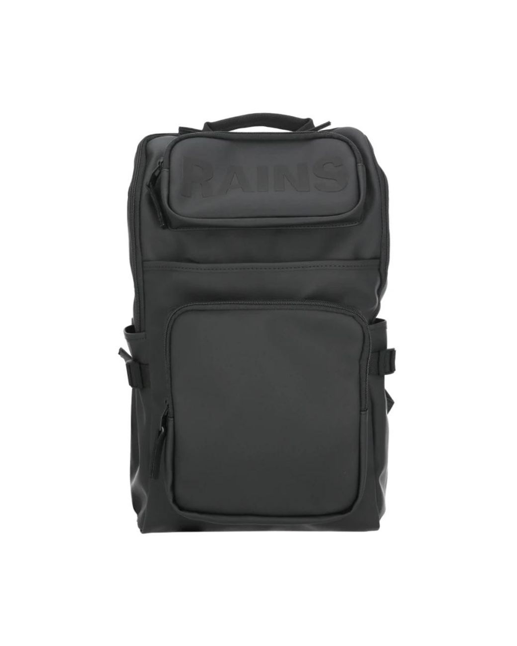 Rains Black Backpacks for men
