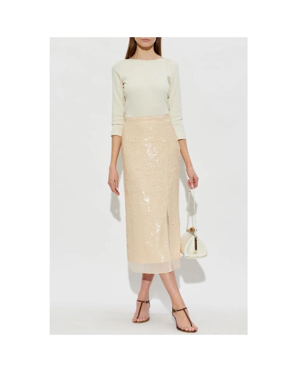 Midi Skirts Rag & Bone de color Natural