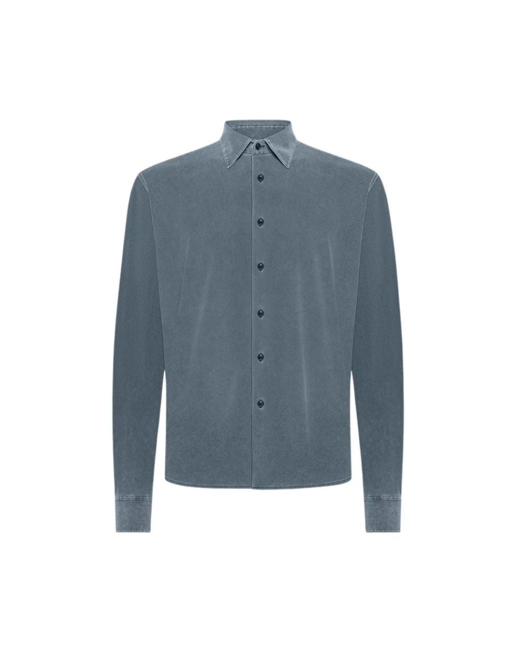 Rrd Techno Wash Pique Shirt in het Blue voor heren
