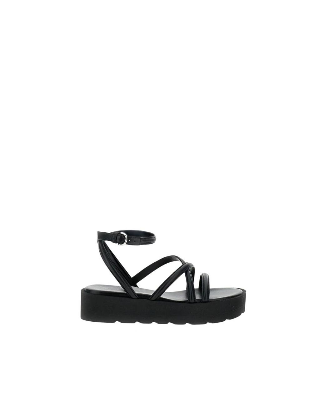 Gianvito Rossi Black Flat Sandals