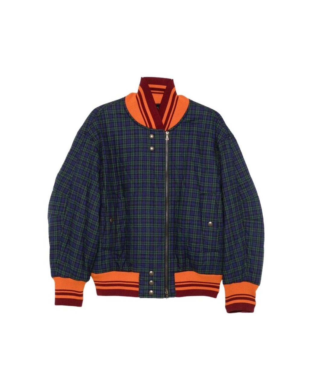 Dries Van Noten Blue Bomber Jackets