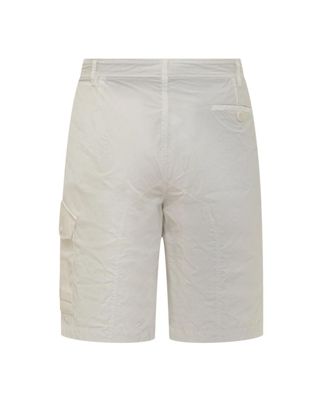 C P Company Gray Long Shorts for men