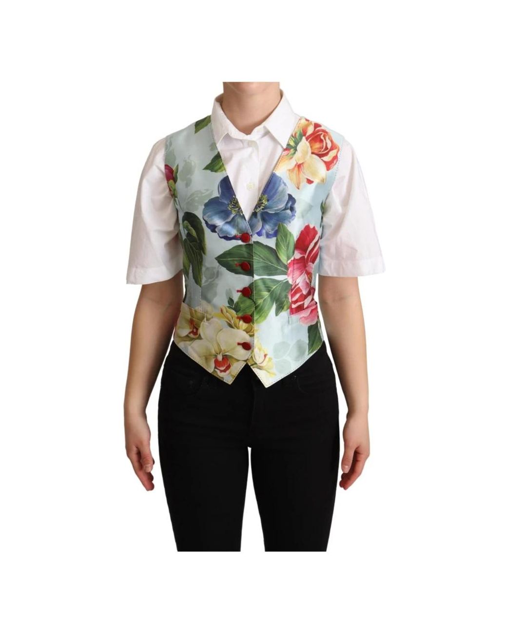 Dolce & Gabbana Blue Waistcoats