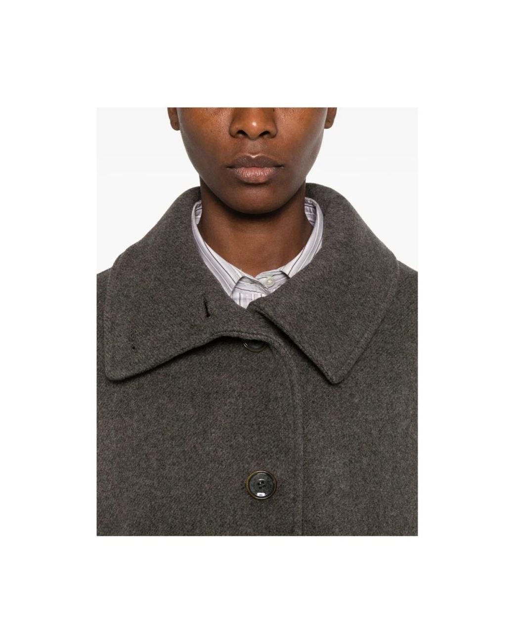 Sessun Gray Single-Breasted Coats