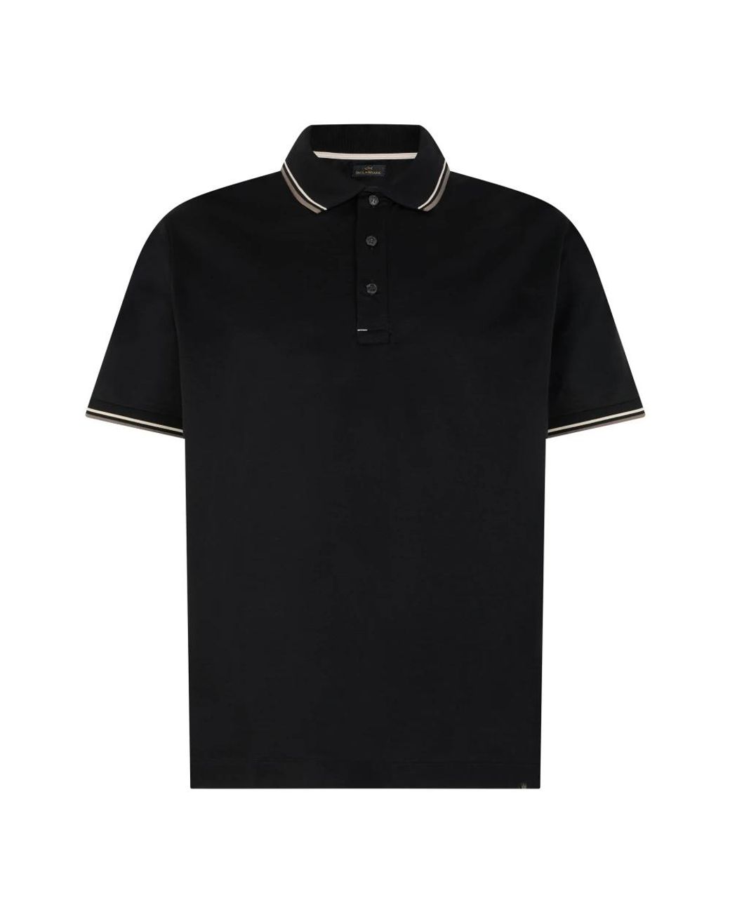 Paul & Shark Black Polo Shirts for men