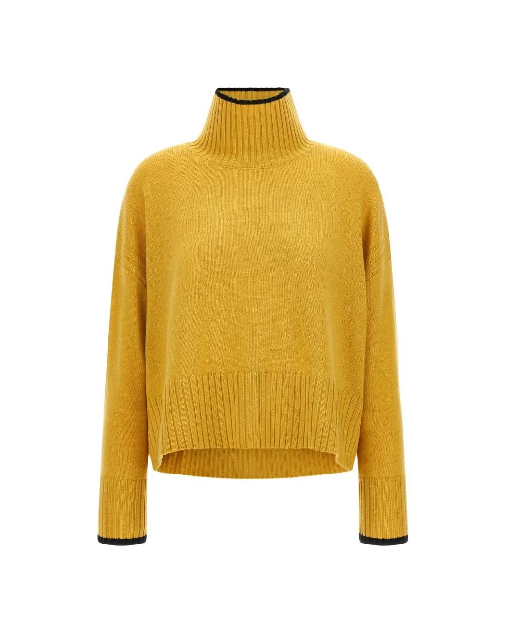 Pinko Yellow Turtlenecks