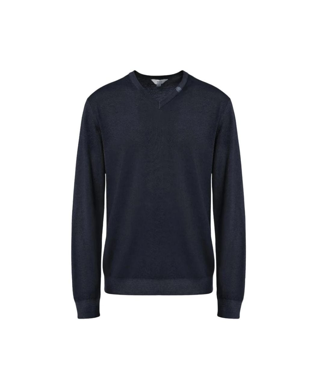 Malo Blue V-Neck Knitwear for men
