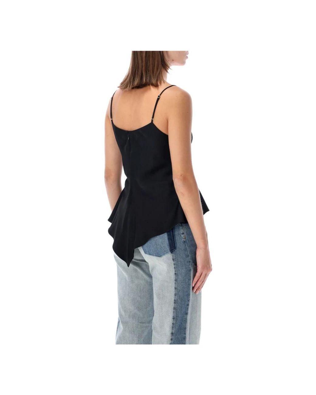 Stella McCartney Black Sleeveless Tops