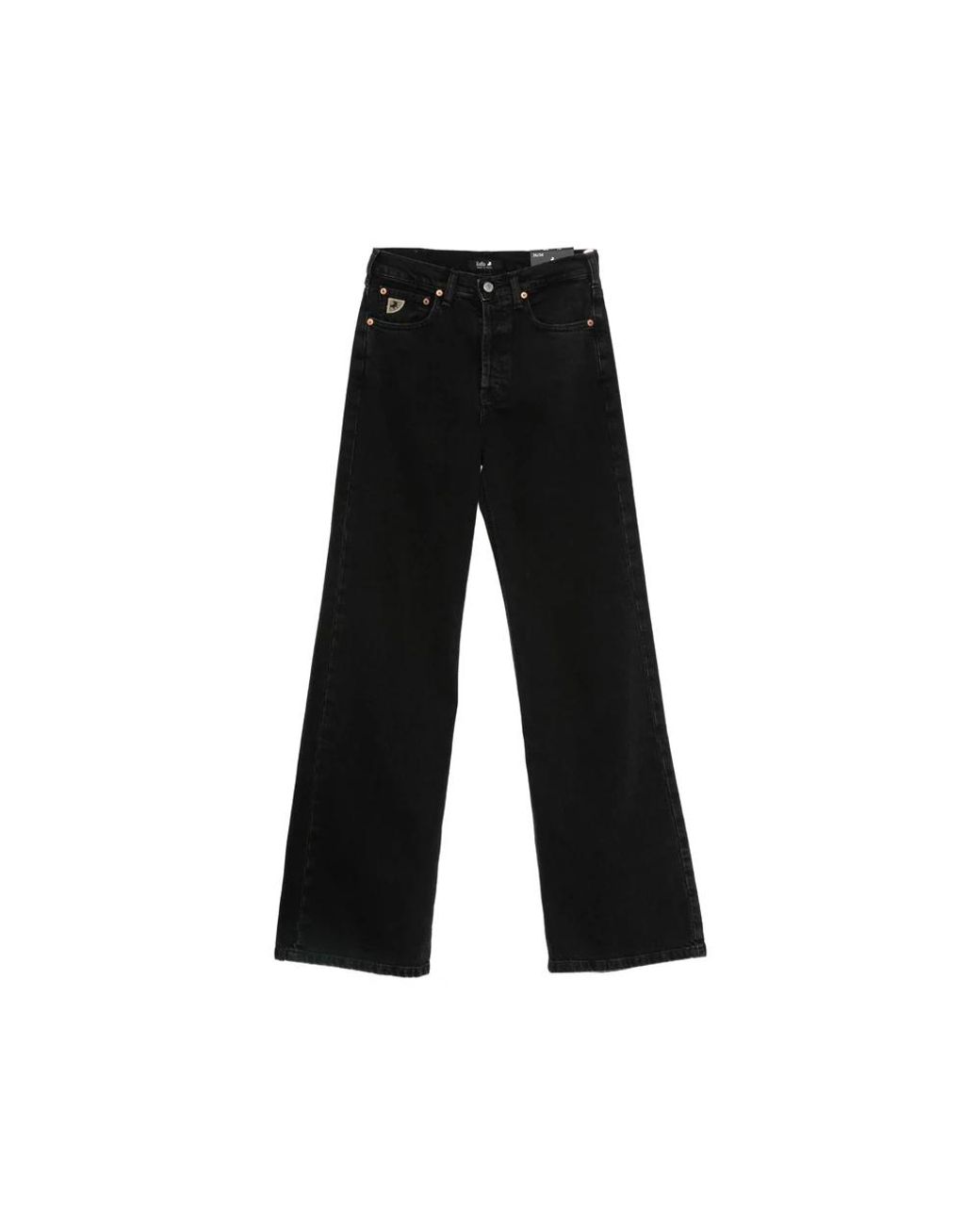 Lois Black Straight Fit Jeans