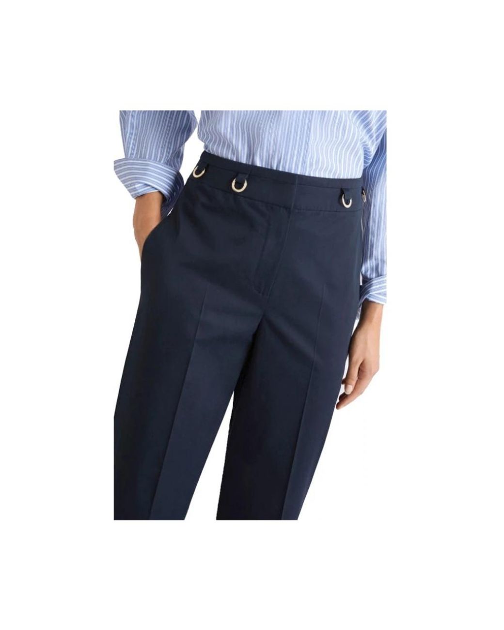 Marella Blue Wide Trousers
