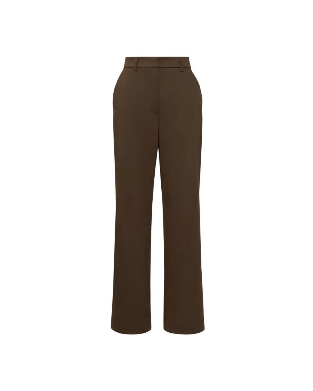 Weekend by Maxmara Brown Straight Trousers