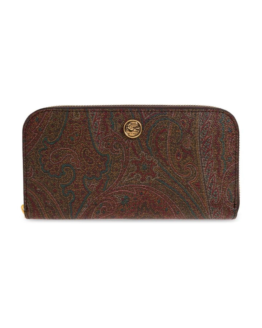 Etro Brown Logo Wallet