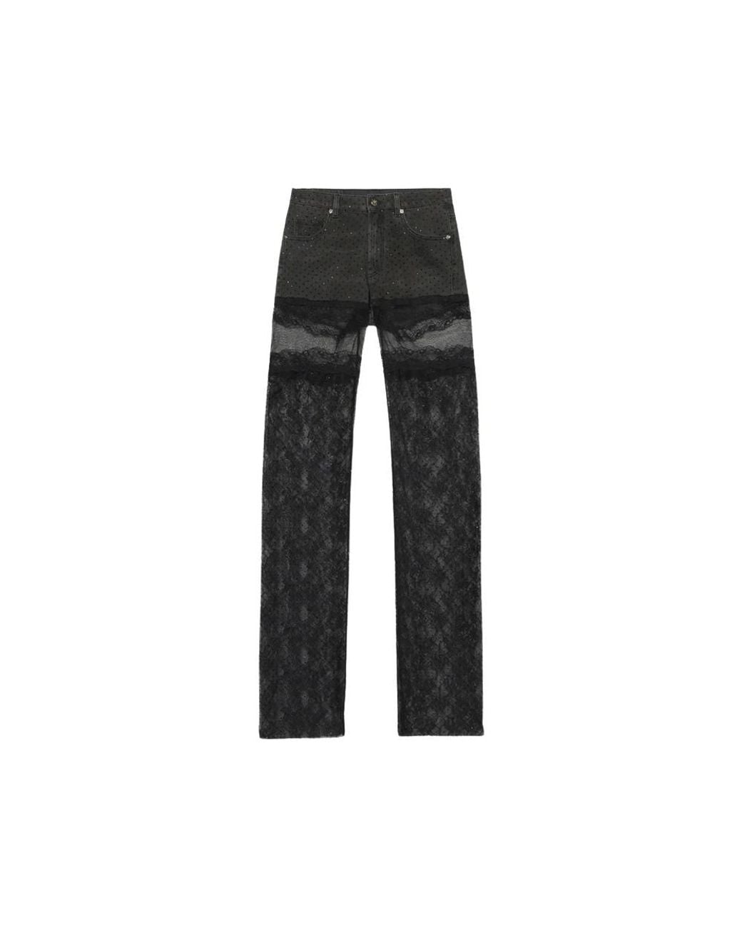 Blumarine Black Straight Trousers