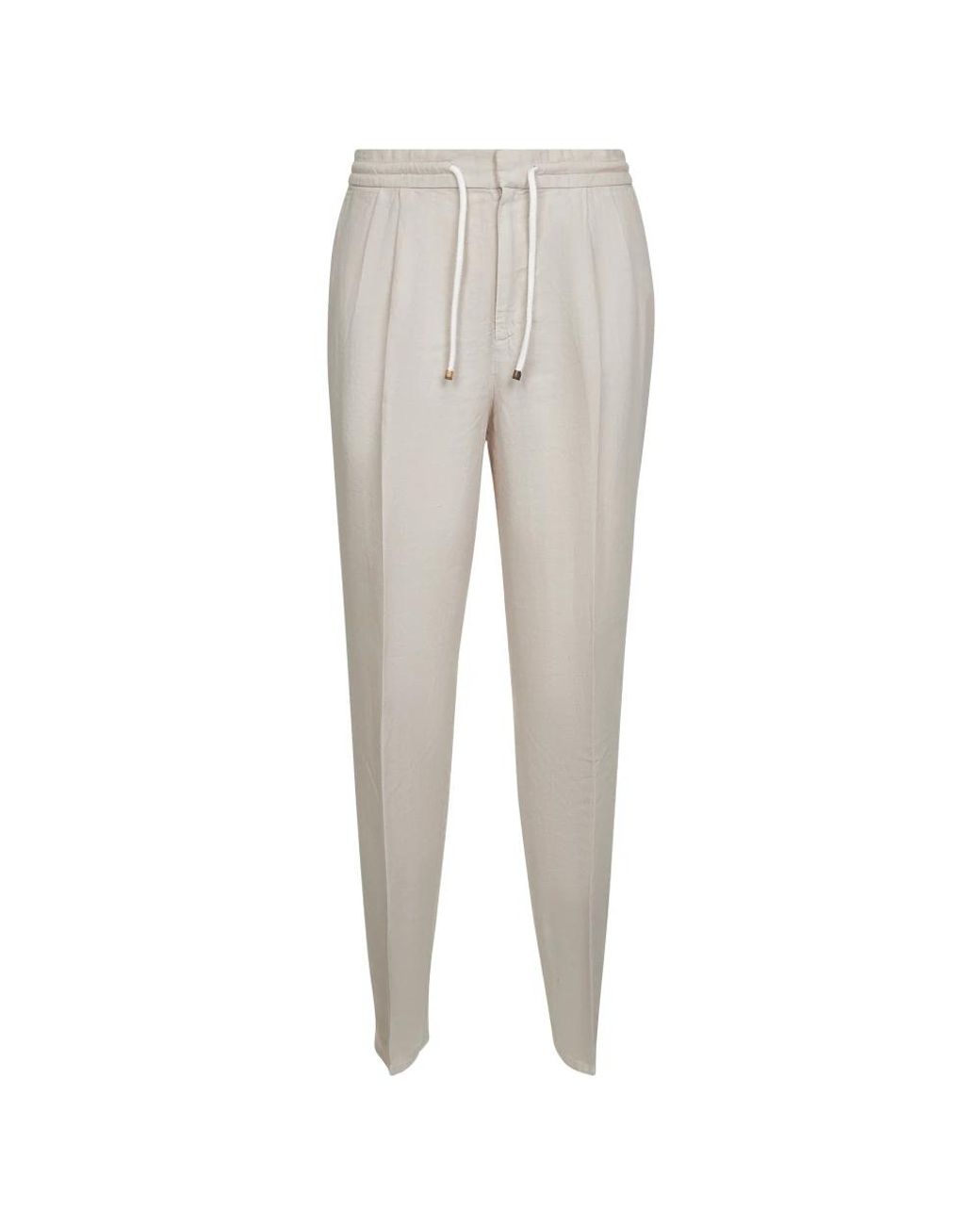 Brunello Cucinelli Gray Slim-Fit Trousers for men