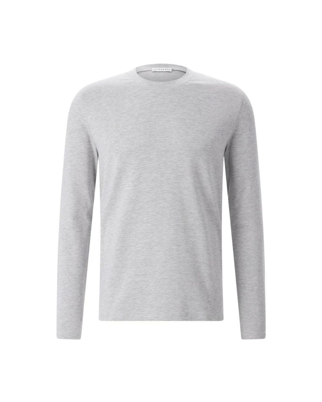 KIEFERMANN Long Sleeve Tops in het Gray voor heren