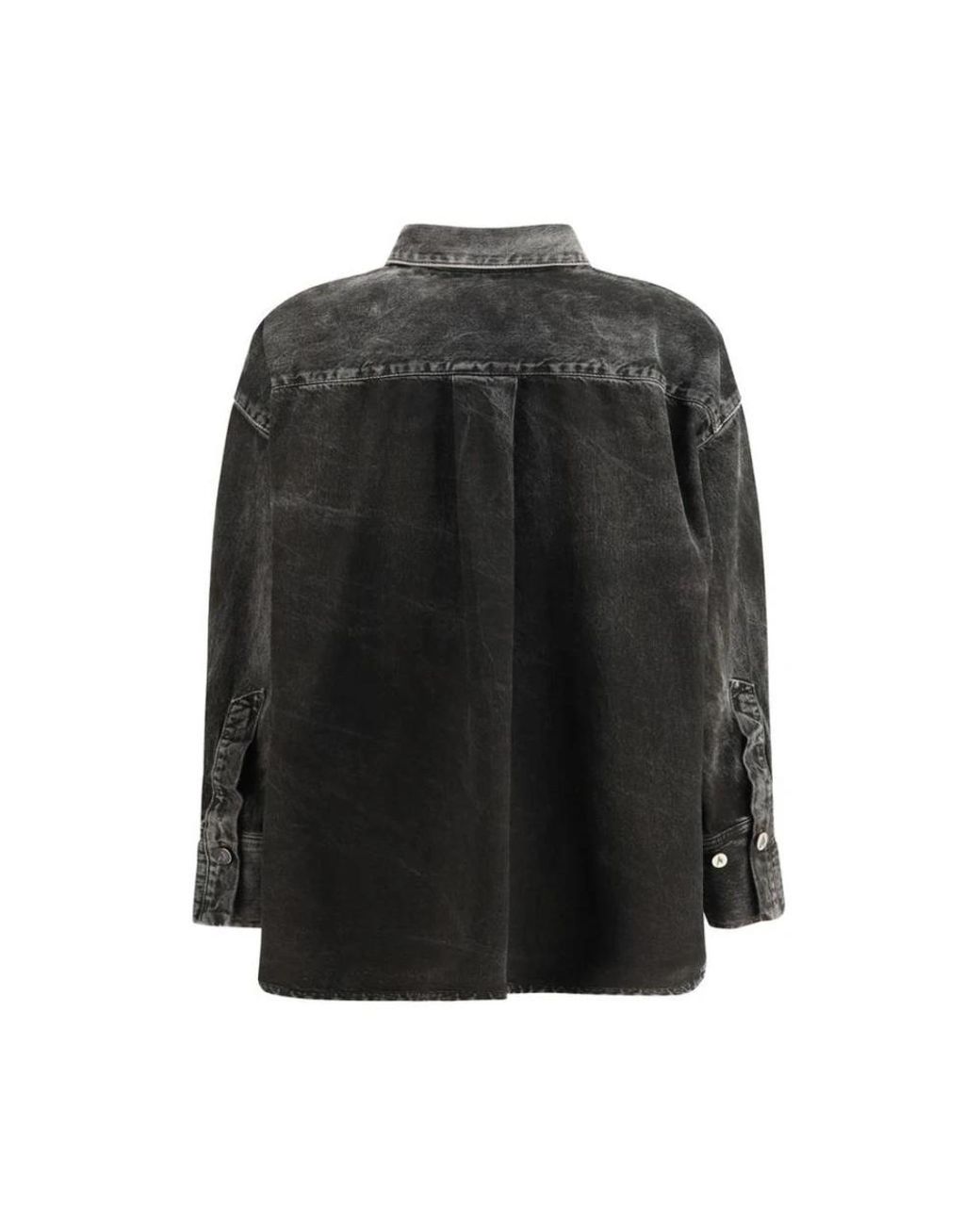 The Attico Gray Denim Shirts