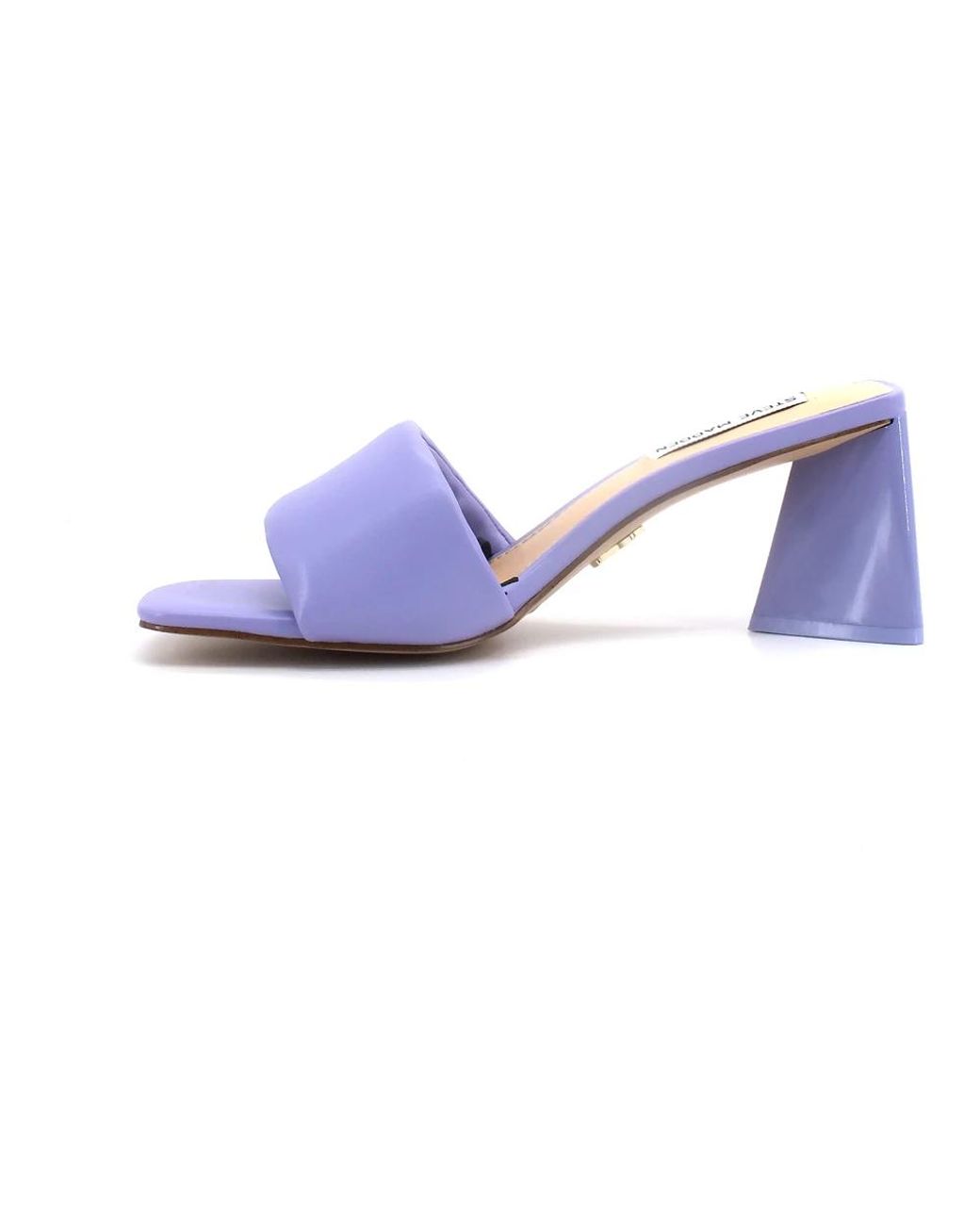 Steve Madden Blue Heeled Mules