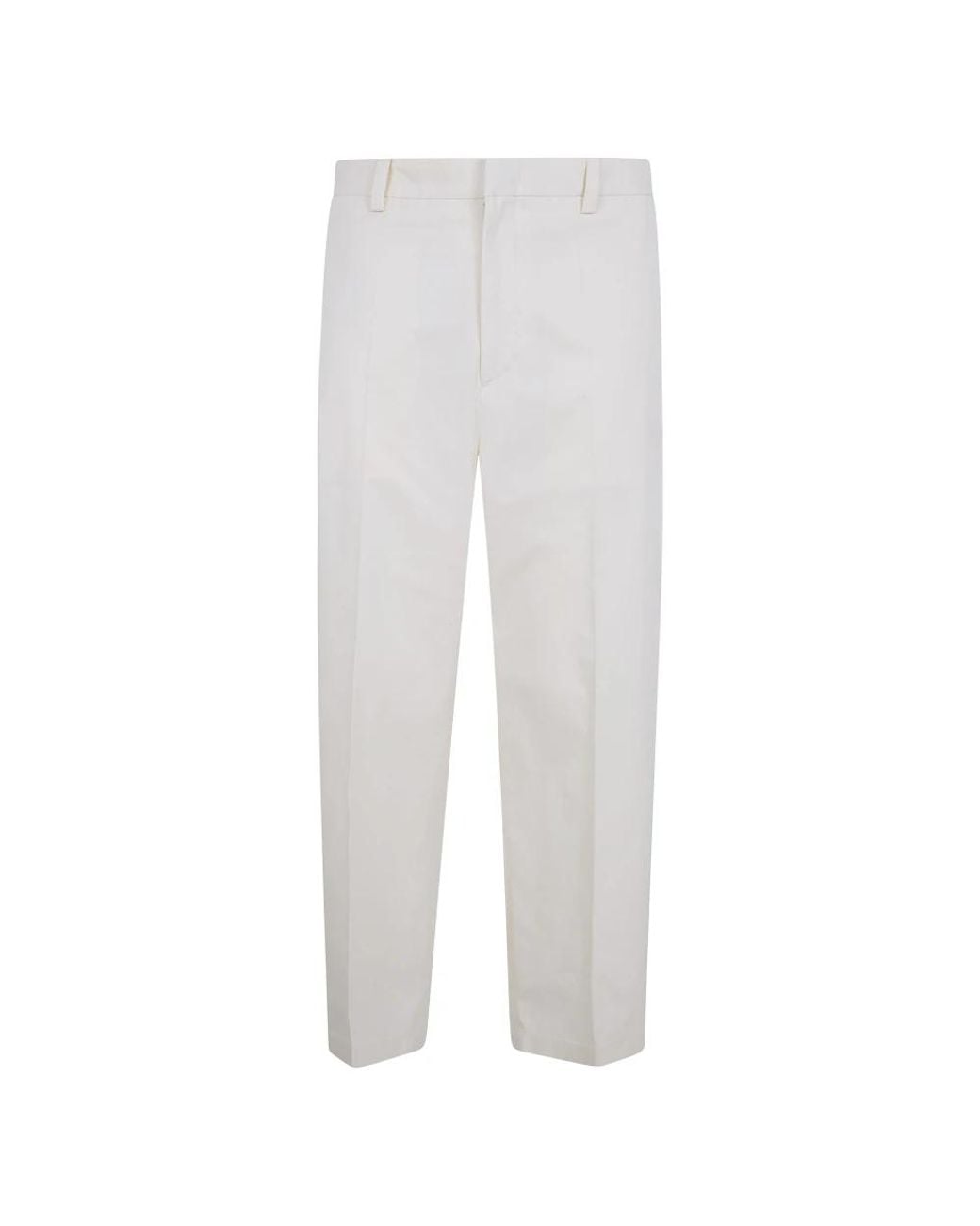 Jil Sander White Suit Trousers for men