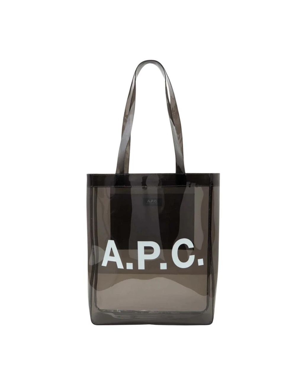 A.P.C. Black Shopping Bags for men