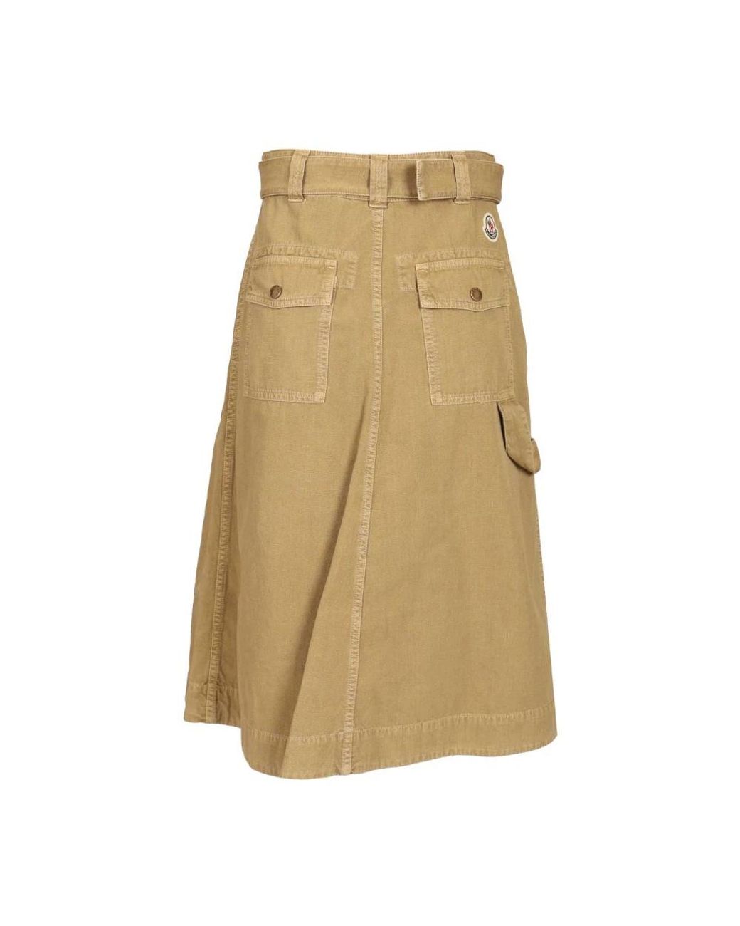 Moncler Natural Denim Skirts