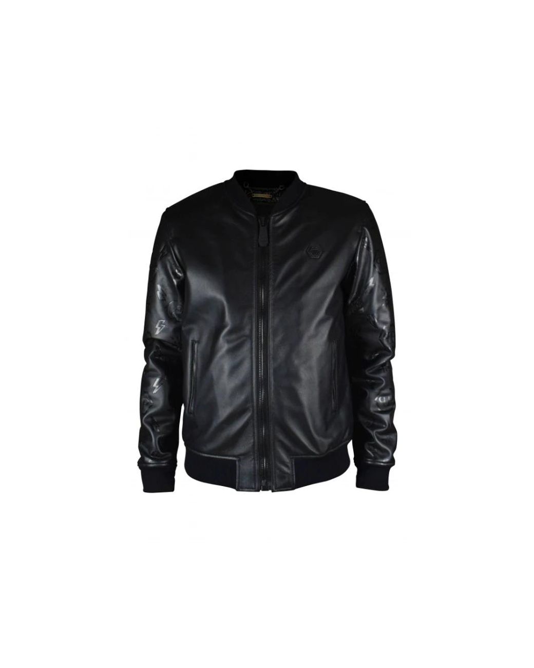 Leather Jackets Philipp Plein de hombre de color Black