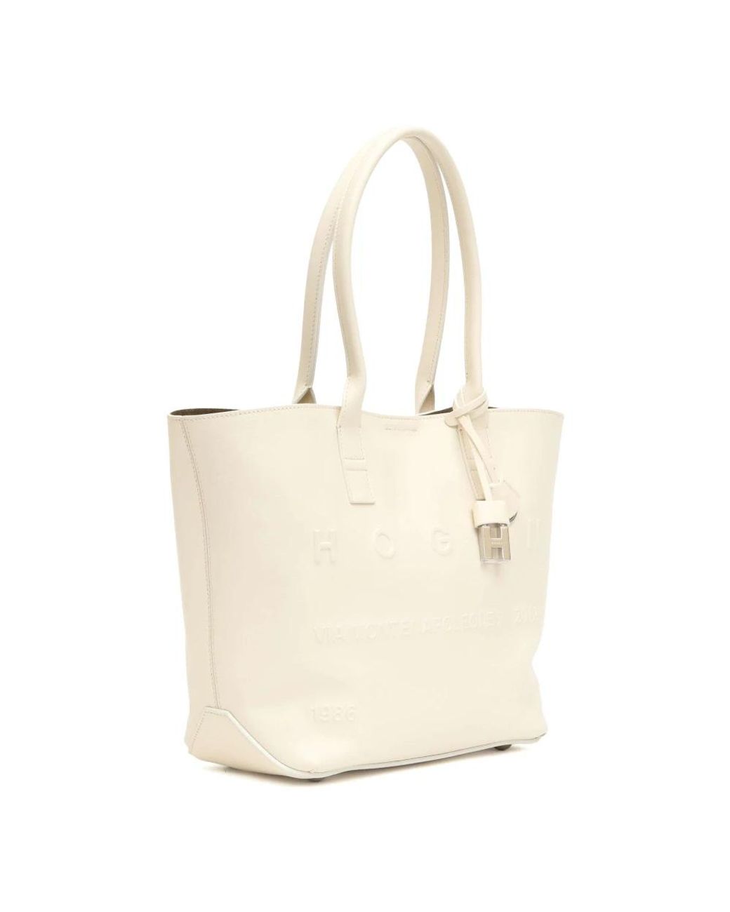 Tote Bags di Hogan in Natural