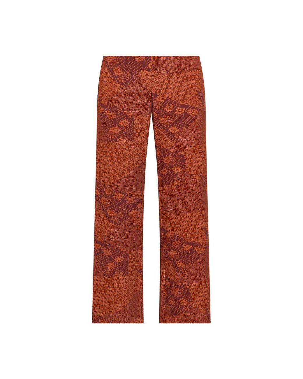 Maliparmi Red Wide Trousers