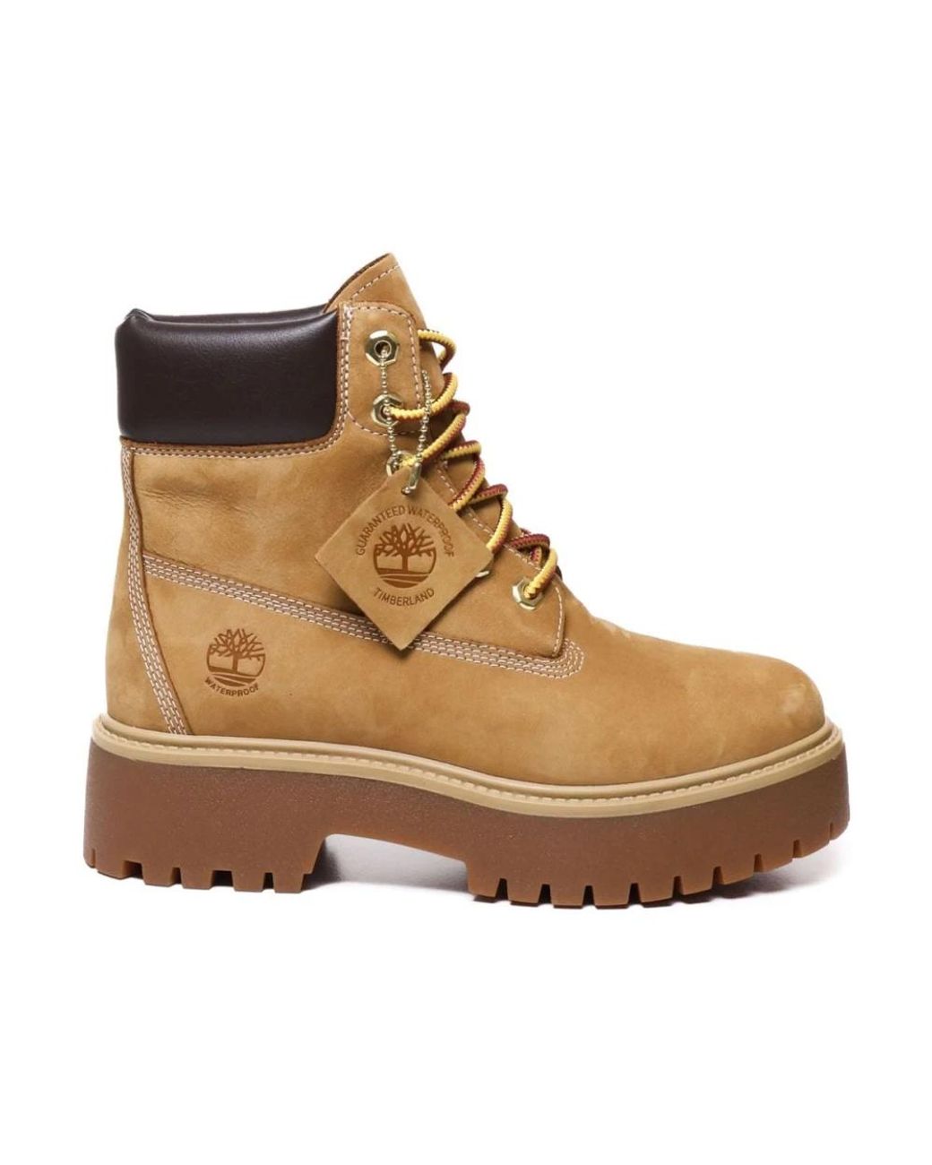 Timberland Brown Lace-Up Boots