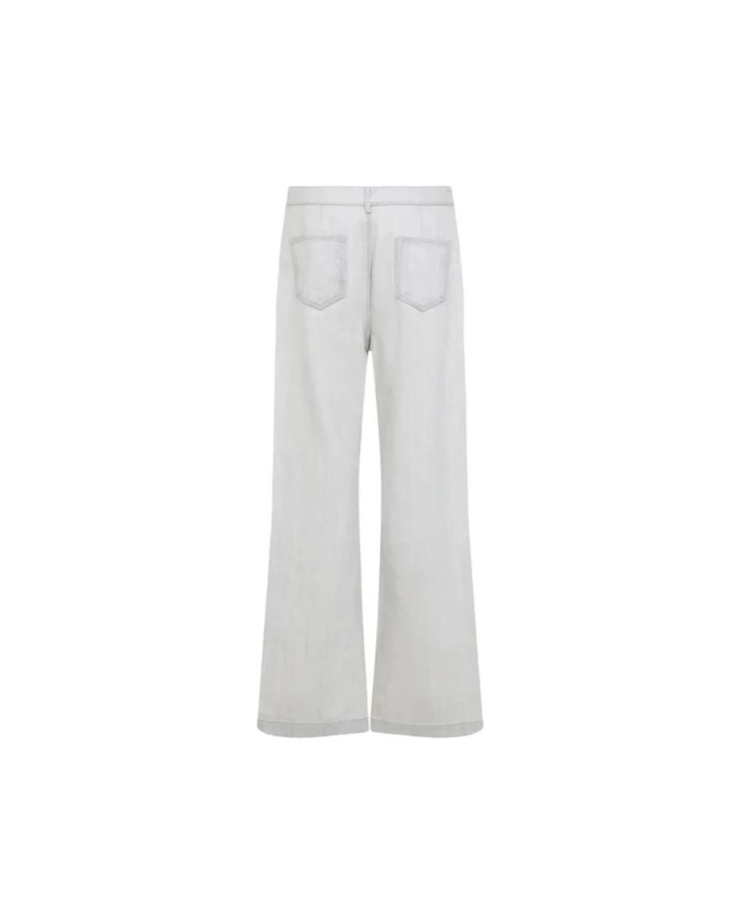 Rick Owens Gray Wide Jeans for men