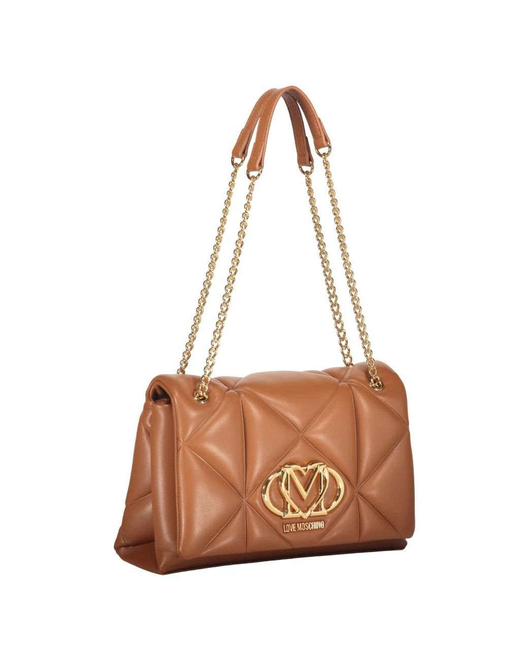 Love Moschino Brown Shoulder Bags