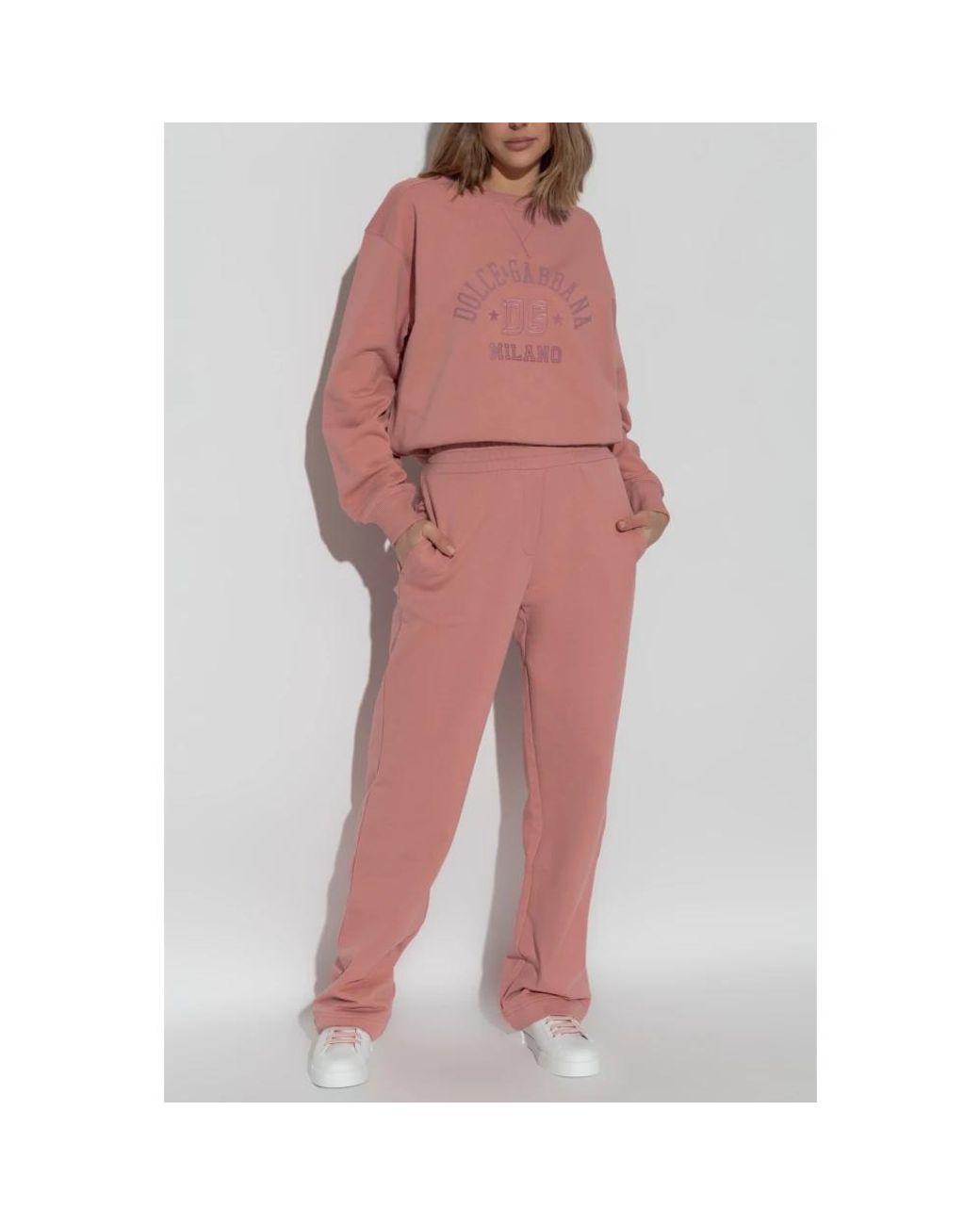 Dolce & Gabbana Pink Sweatpants
