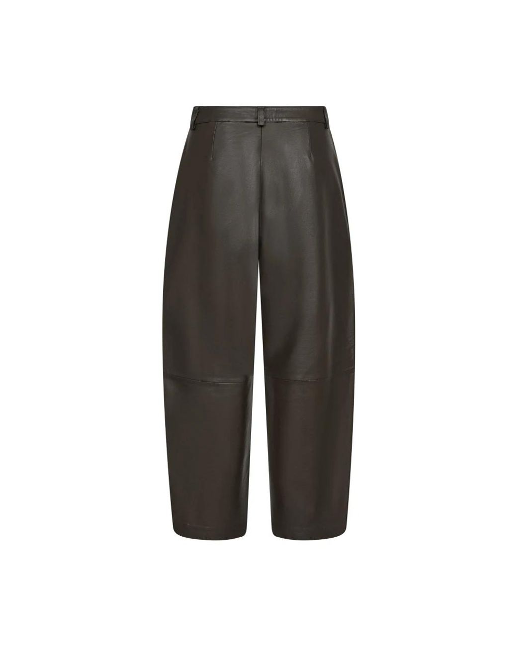 Mos Mosh Gray Leather Trousers