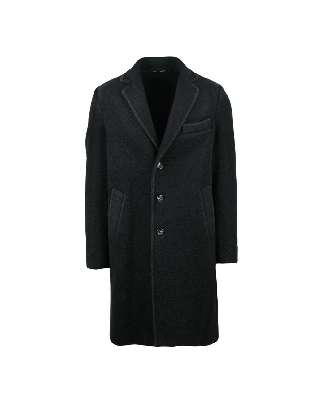 Circolo 1901 Black Single-Breasted Coats for men
