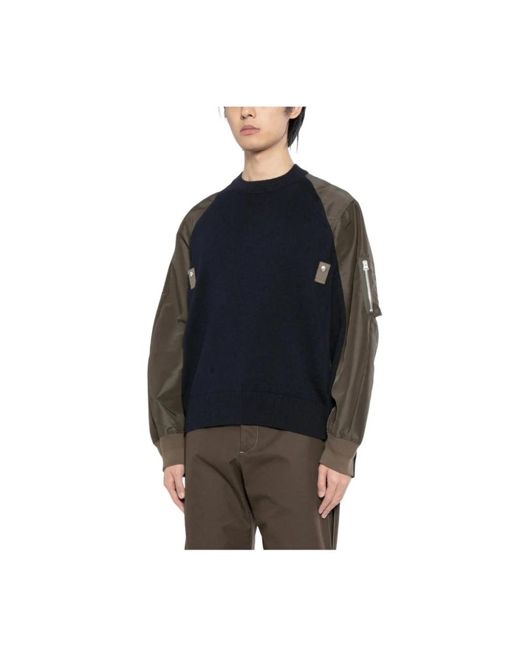 Sacai Black Sweatshirts for men