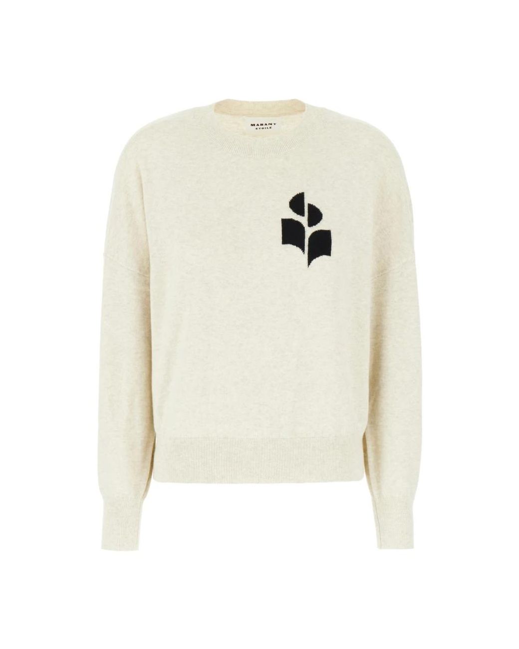 Isabel Marant White Round-Neck Knitwear