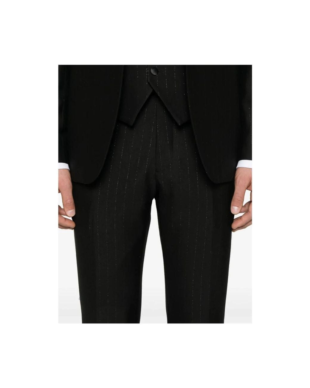 Reveres 1949 Black Single Breasted Suits for men
