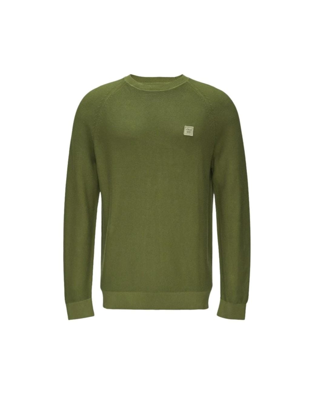 S.oliver Rundhals-Pullover in Green für Herren
