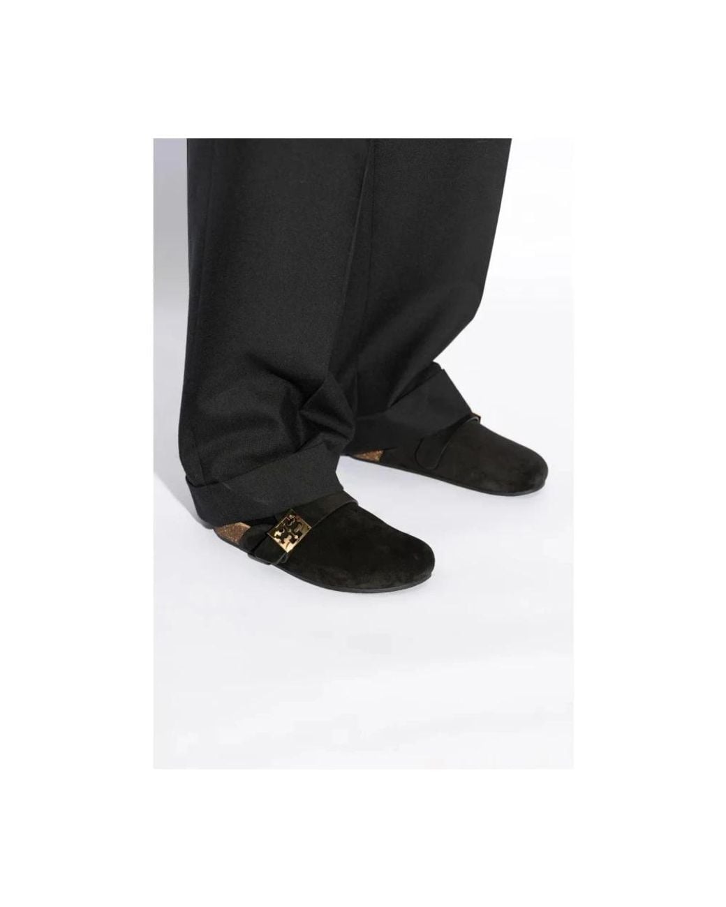 Tory Burch Black Mellow Mule