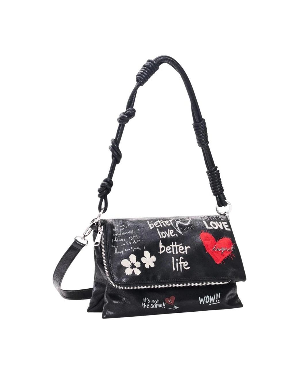 Desigual Black Shoulder Bags
