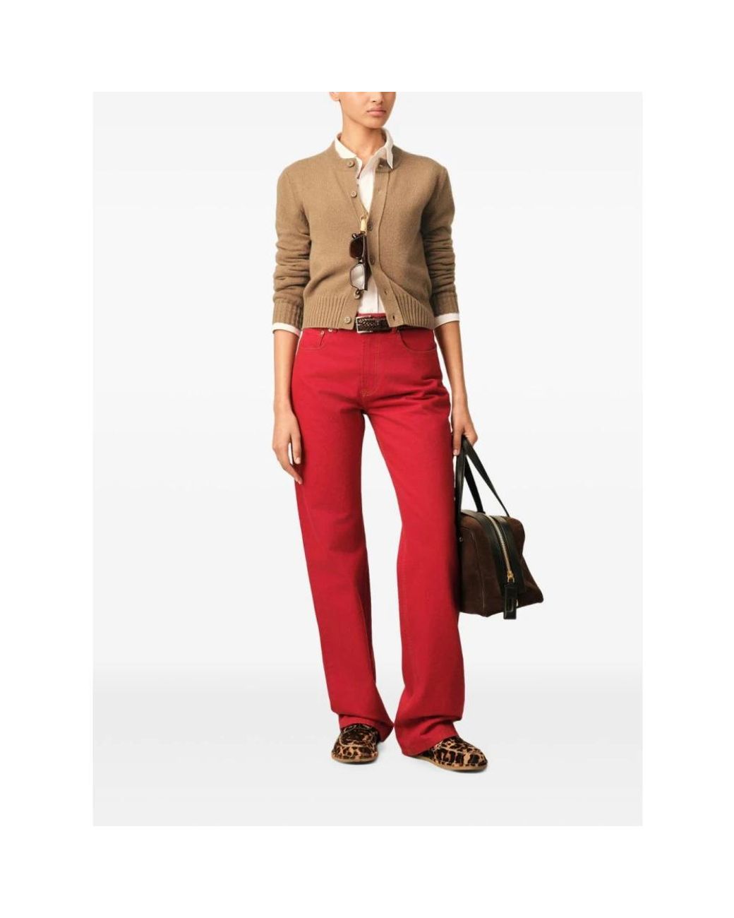 Cardigans di AMI in Brown