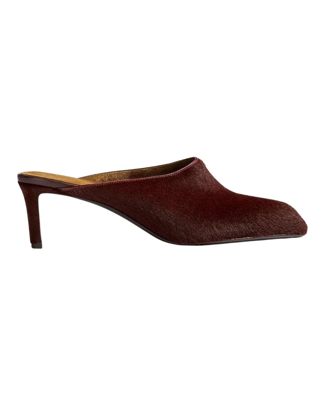 Khaite Brown Heeled Mules
