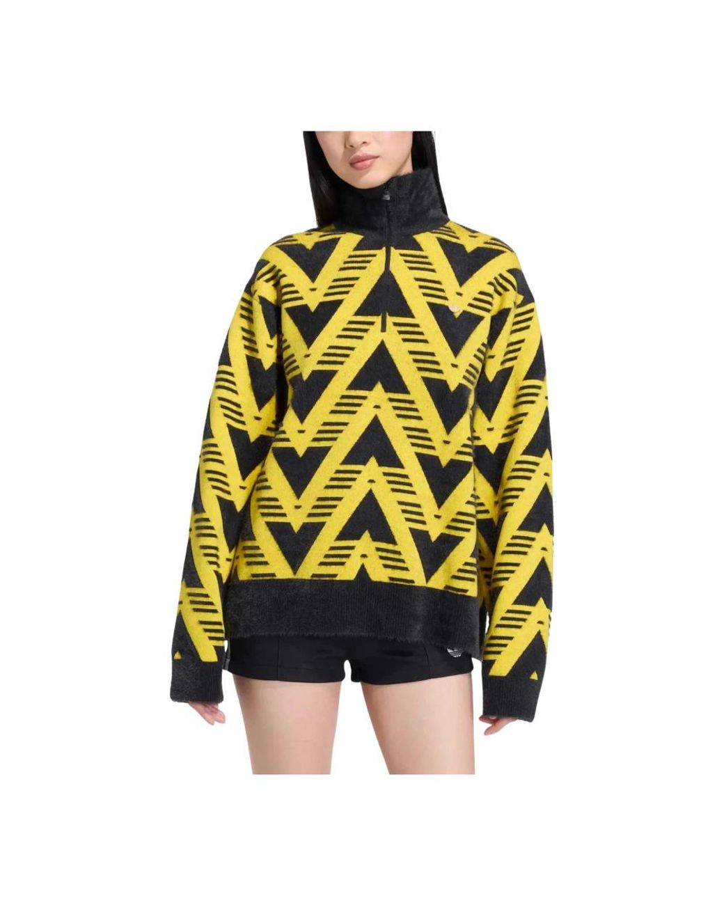 Long Sleeve Training Tops Adidas en coloris Black