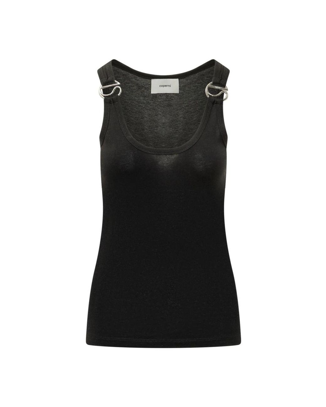 Coperni Black Sleeveless Tops