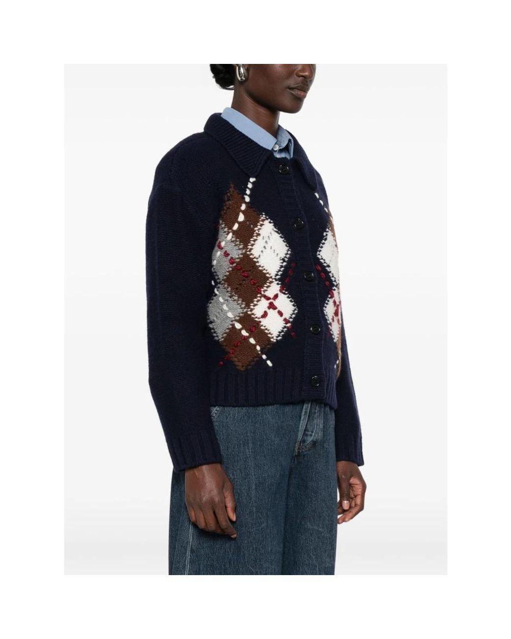 Ermanno Scervino Blue Cardigans