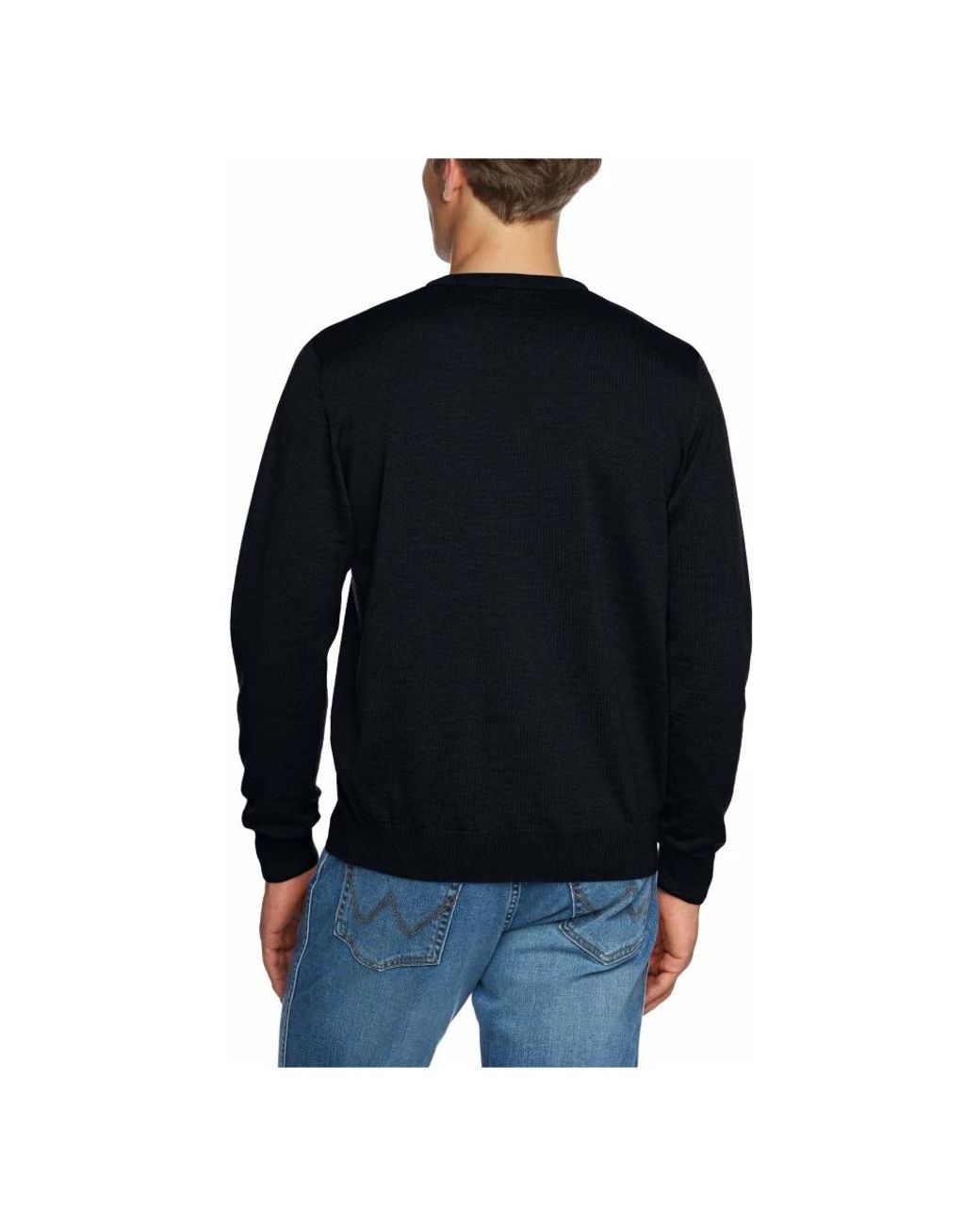Maerz V-Neck Pullover in Black für Herren