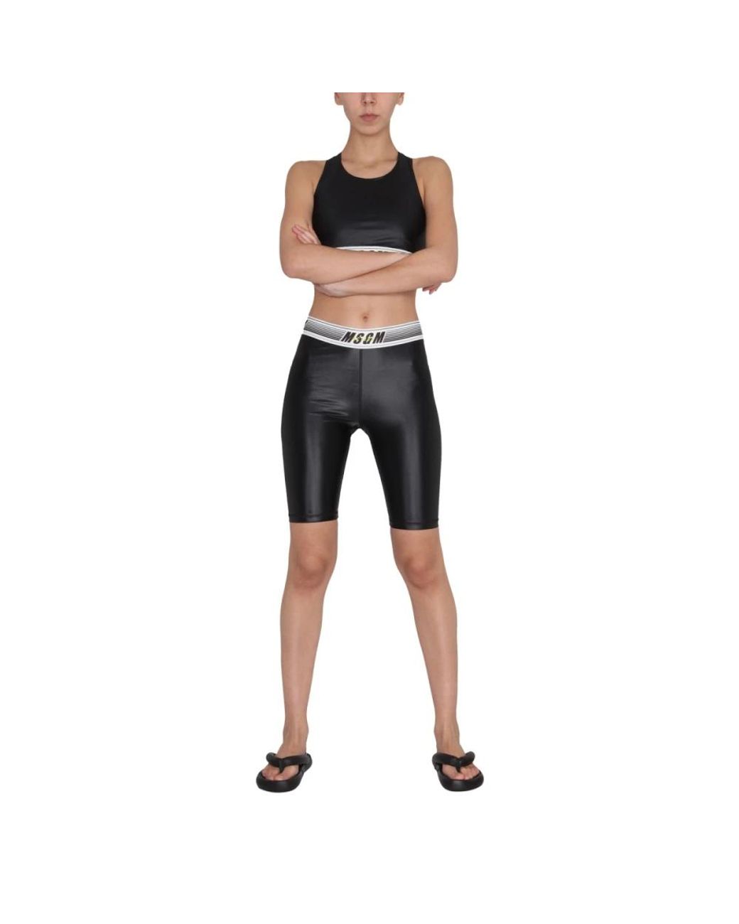 Sleeveless Tops MSGM de color Black