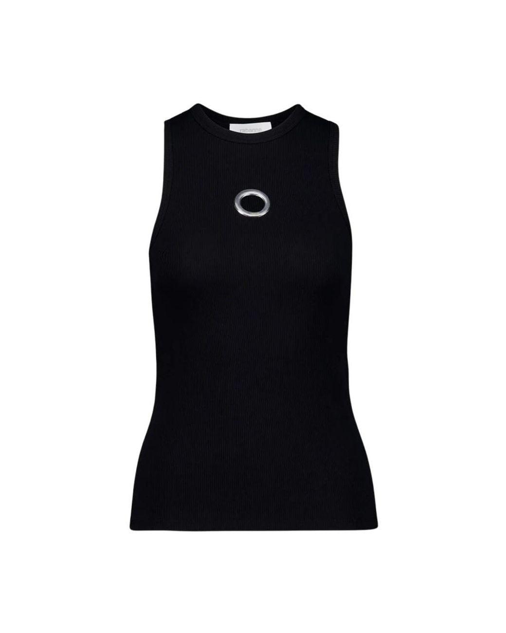 Rabanne Black Sleeveless Tops