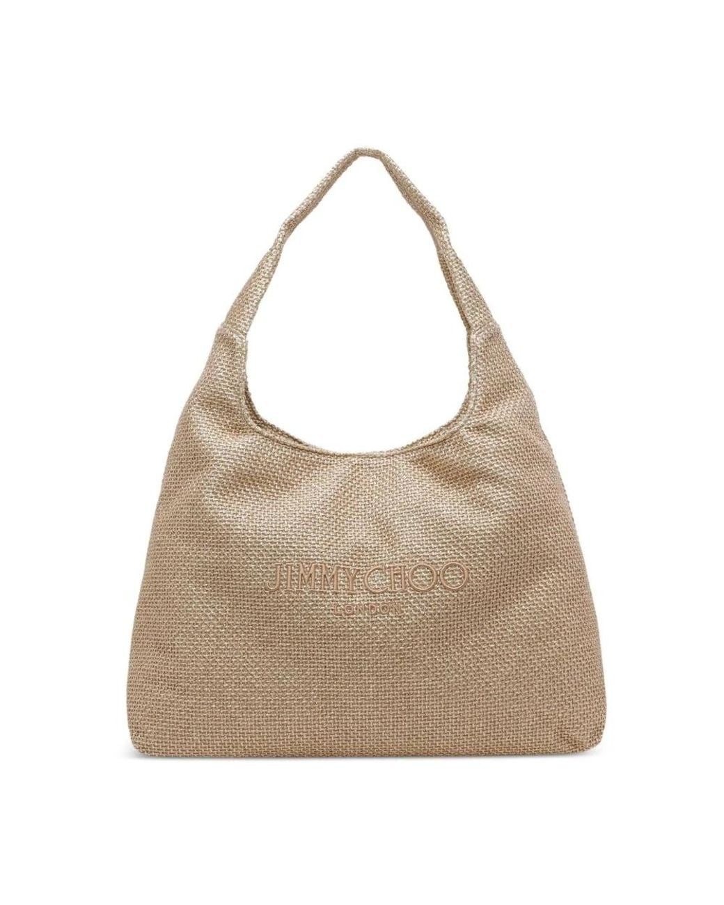 Jimmy Choo Natural Shoulder Bags